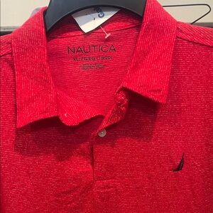 Nautica kids 18/20 Vibrant Red Polo Shirt
